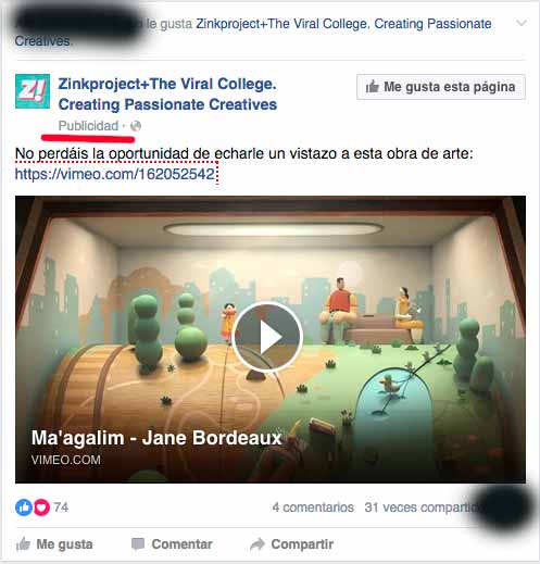 publicidad intrusiva en facebook