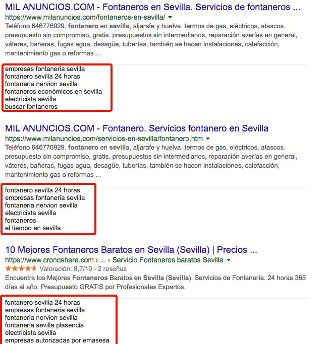 analiza a tu competencia y dale a Google el contenido que quiere