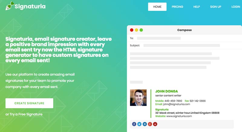 Dos editores online para crear tu firma de correo electrónico
