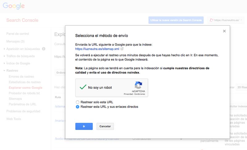 trucos para indexar en google rápidamente