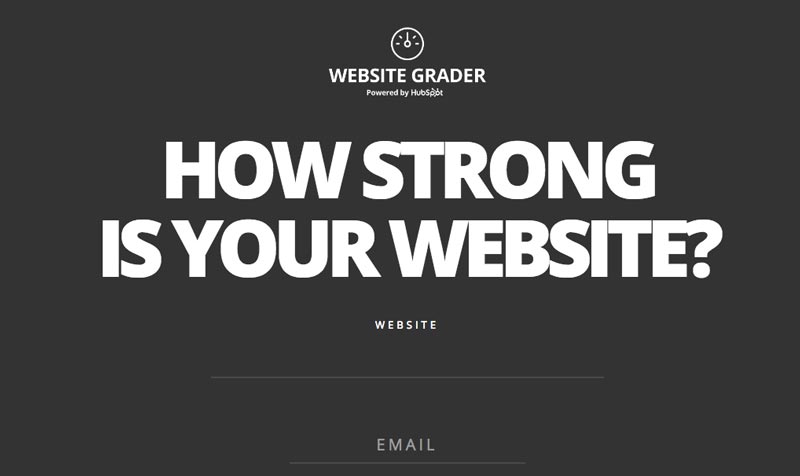 Grader es una herramienta para analizar el seo de las paginas web