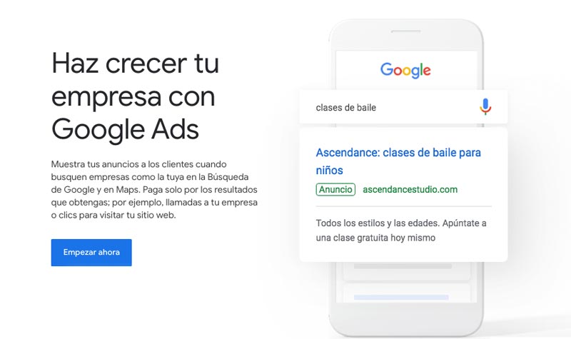 Errores en la creación de anuncios en Google Ads