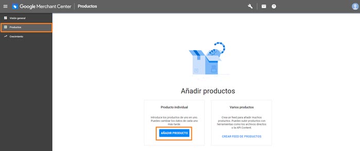 Crear campañas de Google Shopping