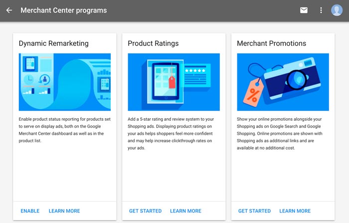 Crear campañas de Google Shopping