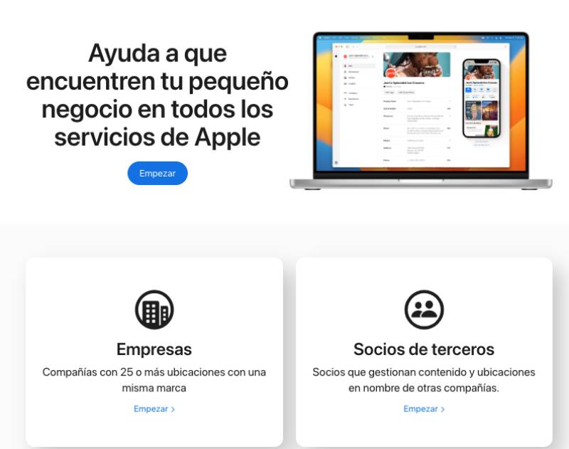 Seo Local en Apple Business Conect