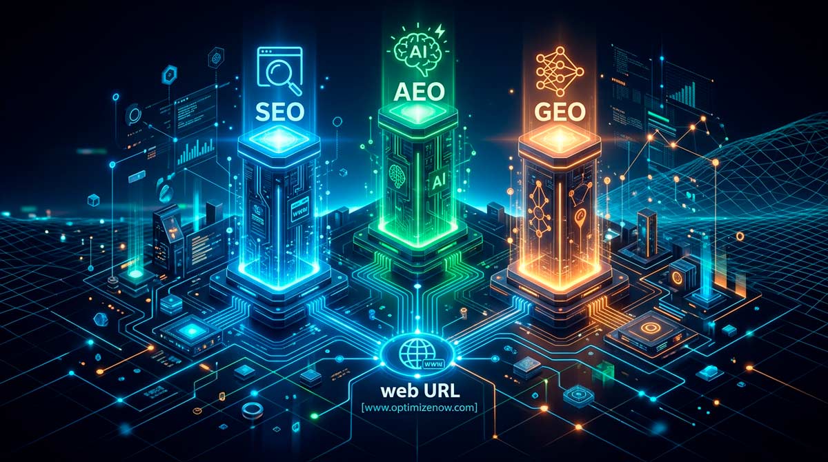 GEO vs SEO vs AEO: en qué se parecen y en qué no