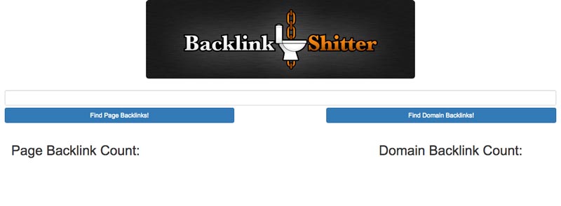 Backlink Shitter es una gran herramienta para analizar enlaces